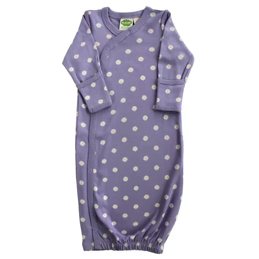 Parade Organics Essentials Gown - Lilac Daisies