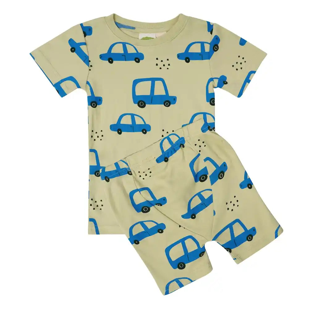 Parade Organics My Jammies Short Sleeve Pajamas in Cars