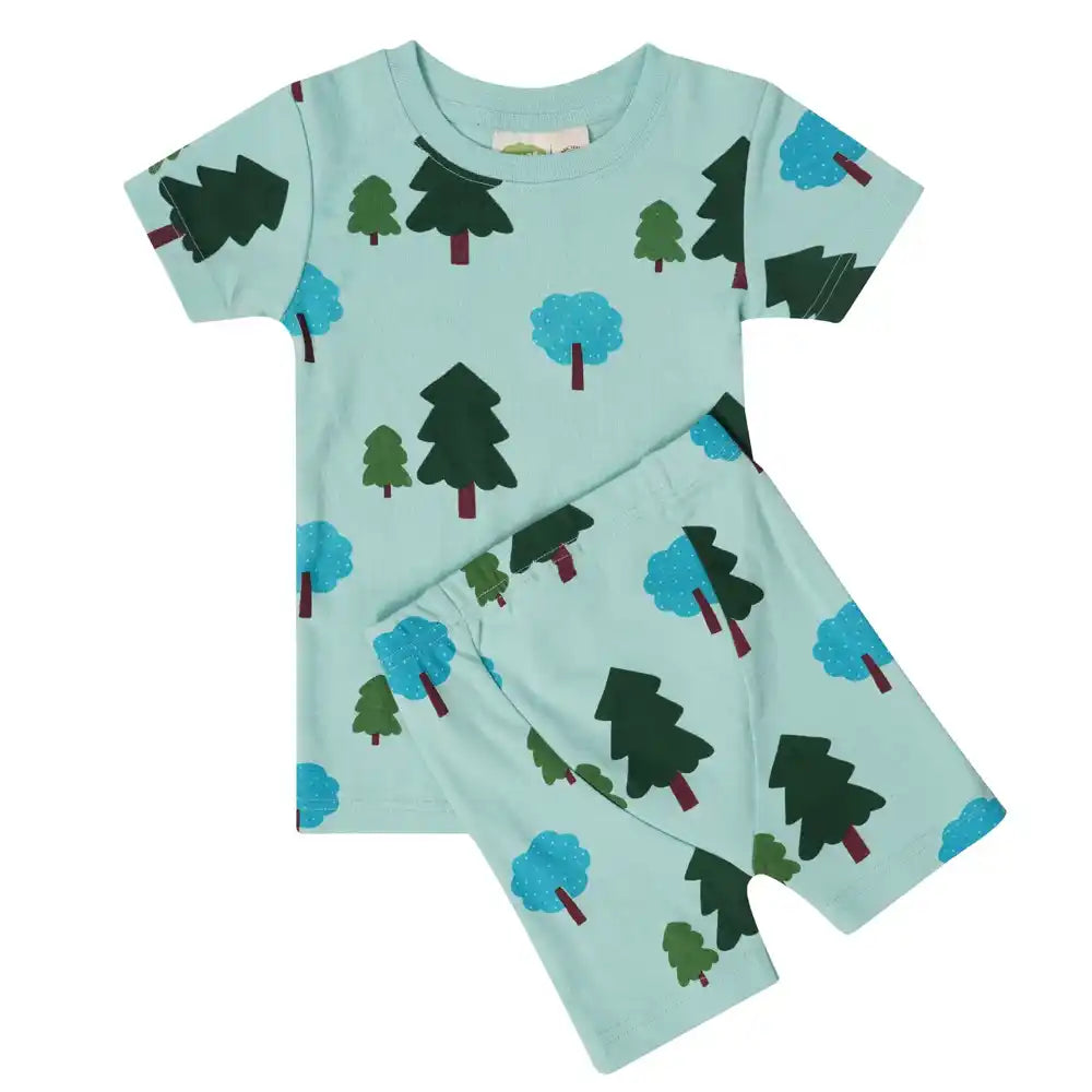 Parade Organics My Jammies Short Sleeve Pajamas in Forest