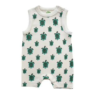 Parade Organic Tank Romper - Turtles