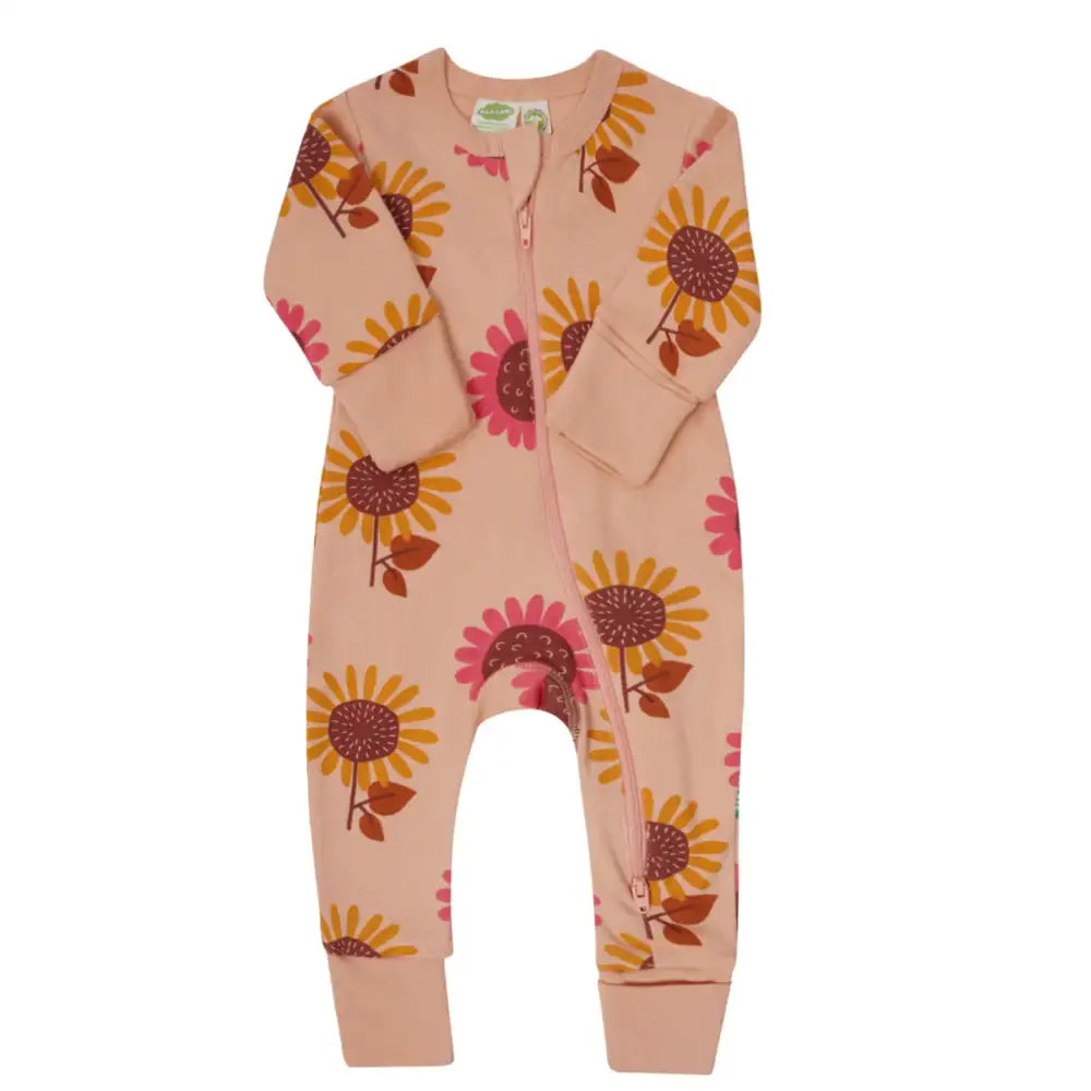 Parade Organics Essentials Long Sleeve Romper - Sunflowers