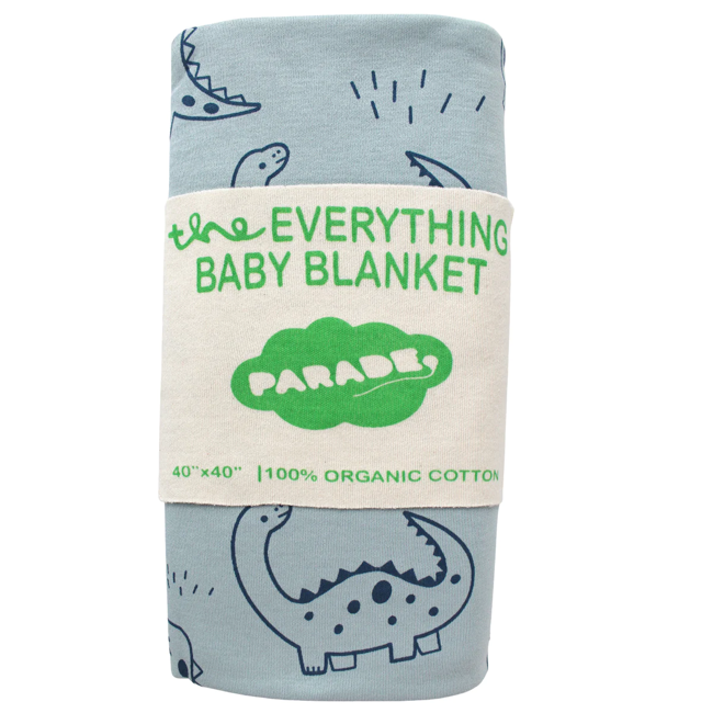 parade organics everything blanket - dinos