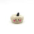 Pebble Friendly Plush Pumpkin Rattle - White