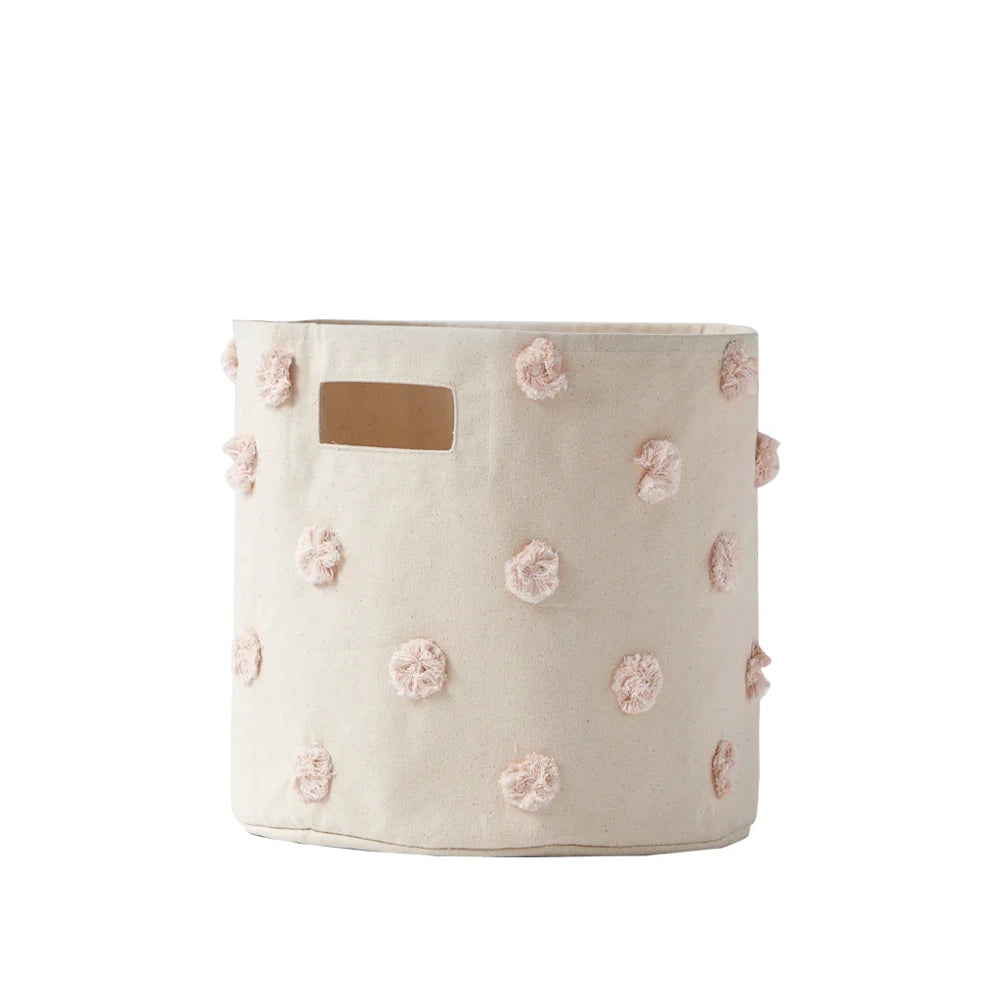 Pehr Designs Bin Pom Pom Basket - Blush