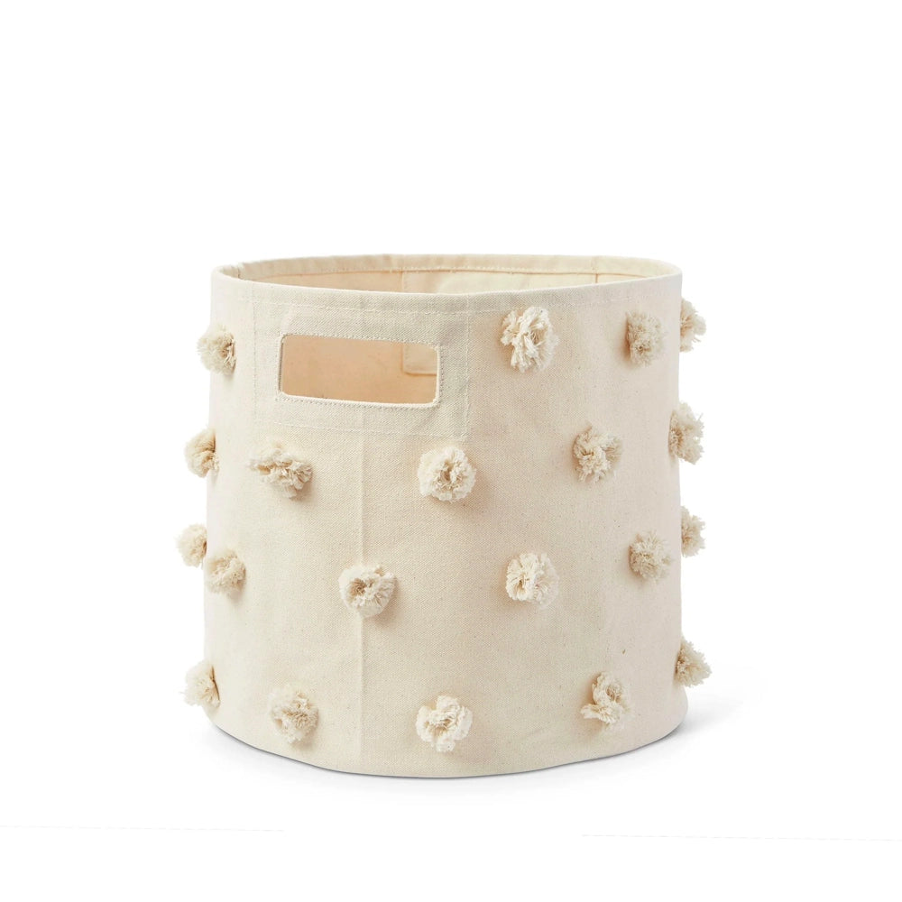 Pehr Designs Bin Pom Pom Basket - Natural
