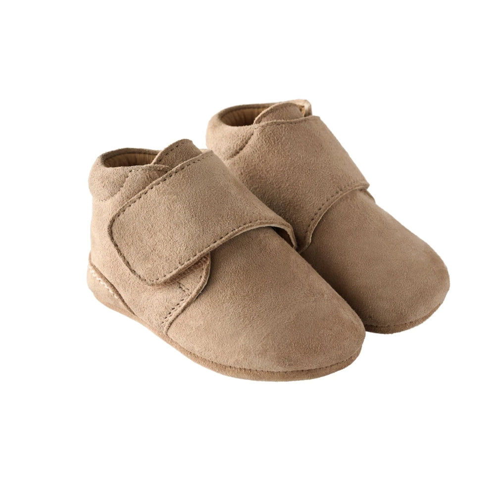 Pehr Designs Suede Babble Bootie - Stone