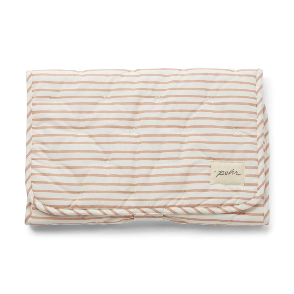 Pehr Designs Portable Changing Pad - Stripes Away Rose Pink