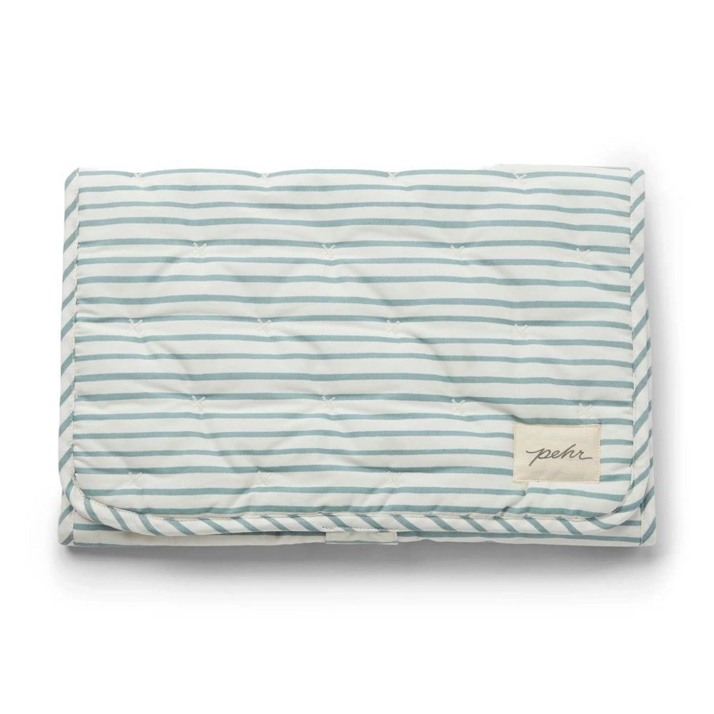 Pehr Designs Portable Changing Pad - Stripes Away Deep Sea