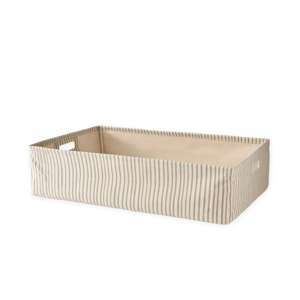 Pehr Designs Large Printed Hideaway - Stripes Away Pebble Grey