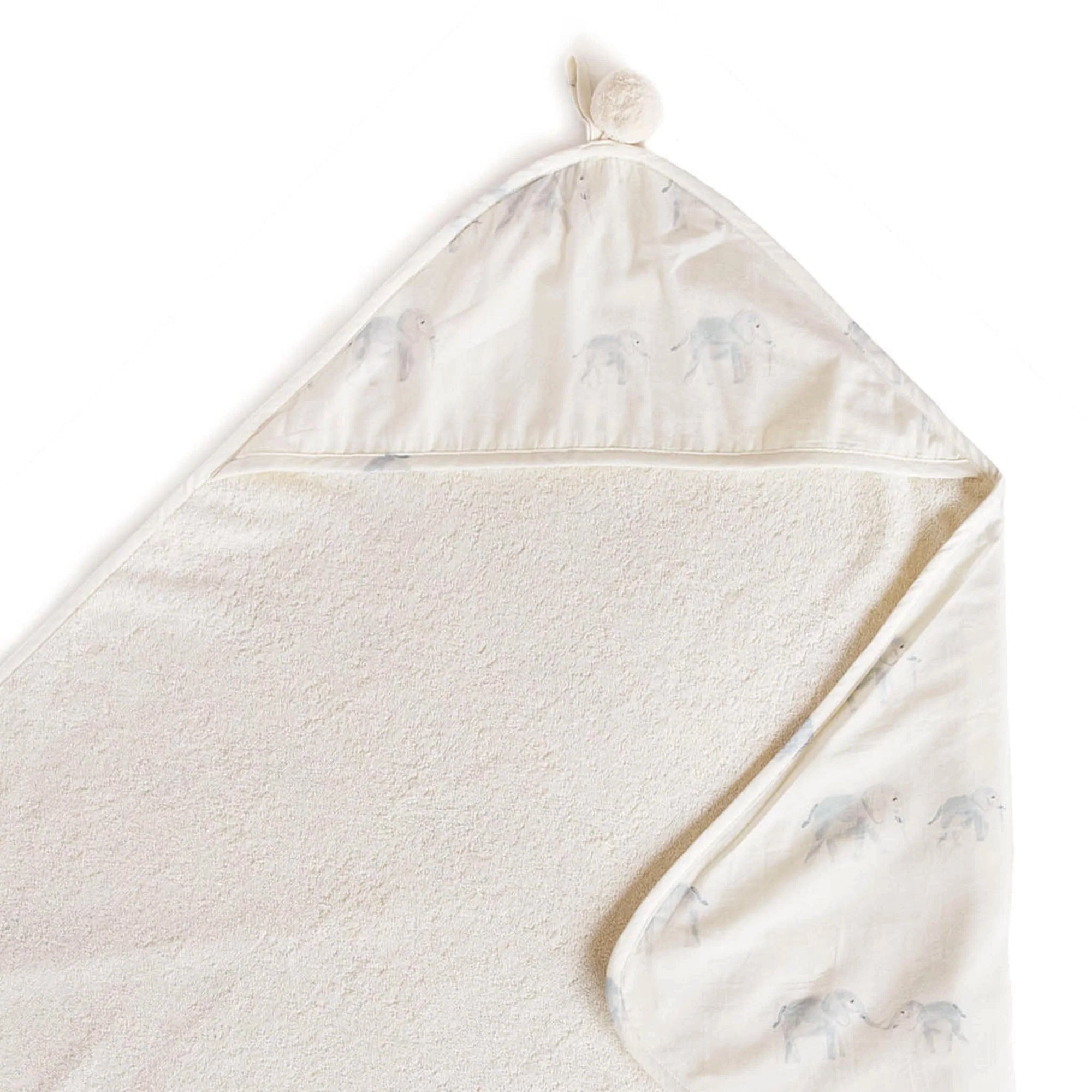 Pehr Designs Hooded Towel - Follow Me Elephant