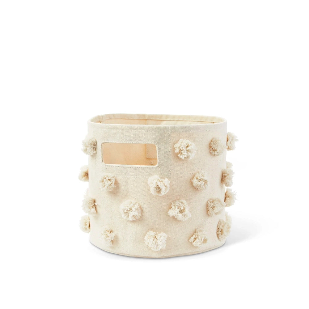 Pehr Designs Pint Pom Pom Basket - Natural