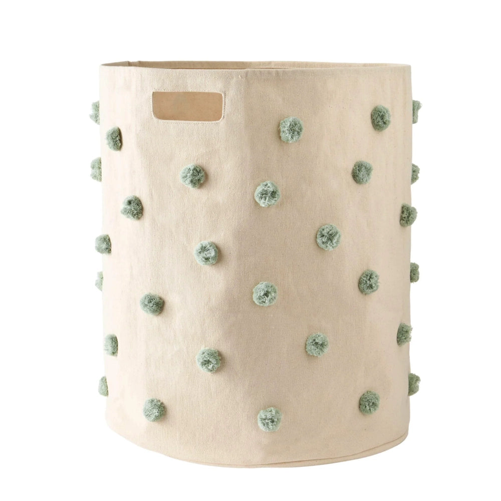 Pehr Designs Hamper Pom Pom Basket - Sea