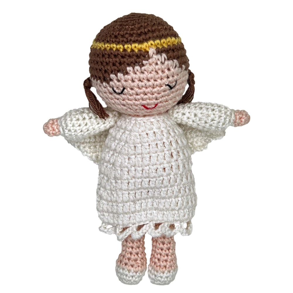 Zubels Angel Bamboo Crochet Rattle