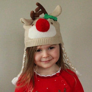 Petit Ami & Zubels Reindeer Knit Hat