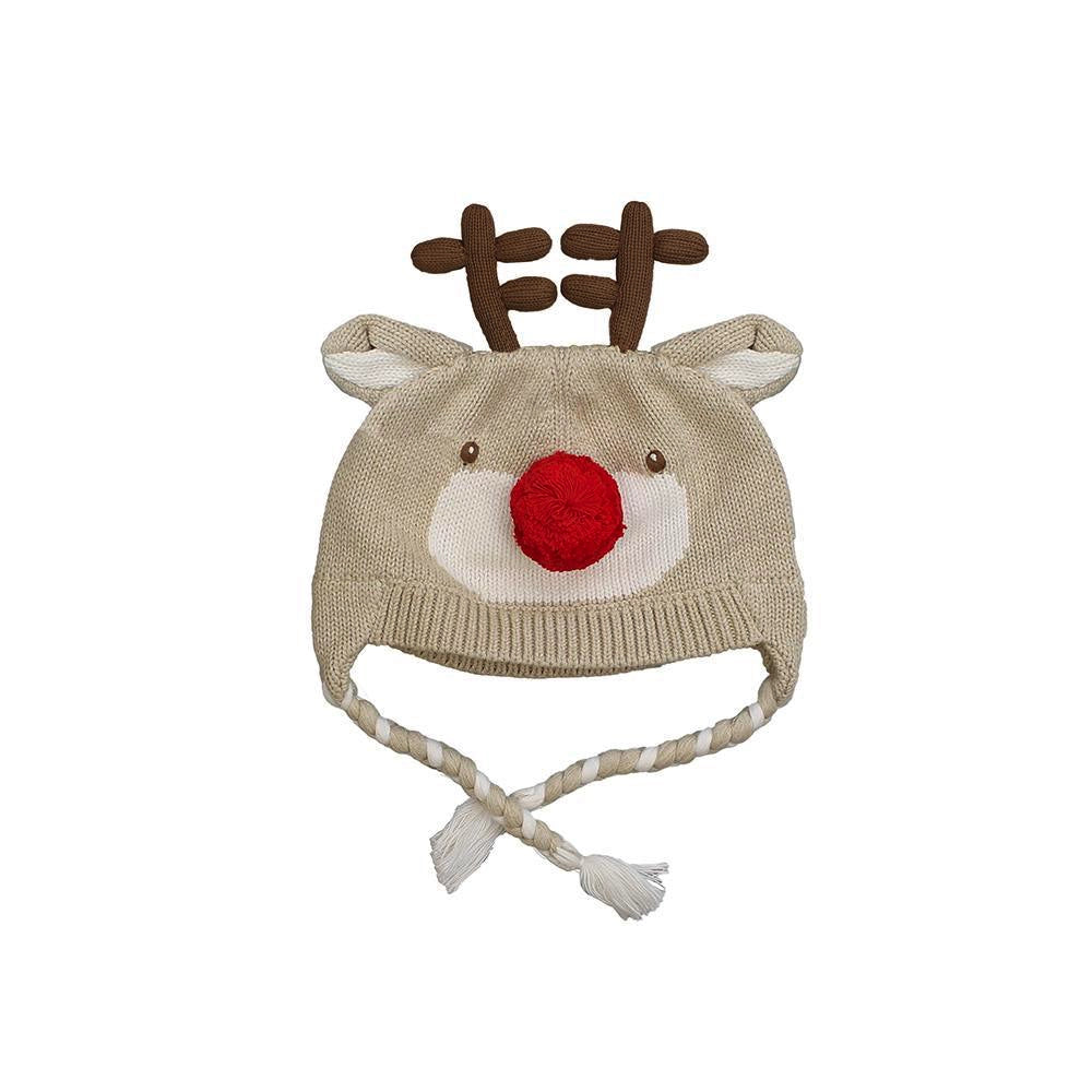 Petit Ami & Zubels Reindeer Knit Hat