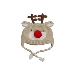 Petit Ami & Zubels Reindeer Knit Hat