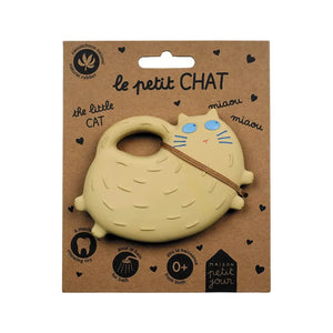Petit Jour Paris Natural Rubber Teether - Cat