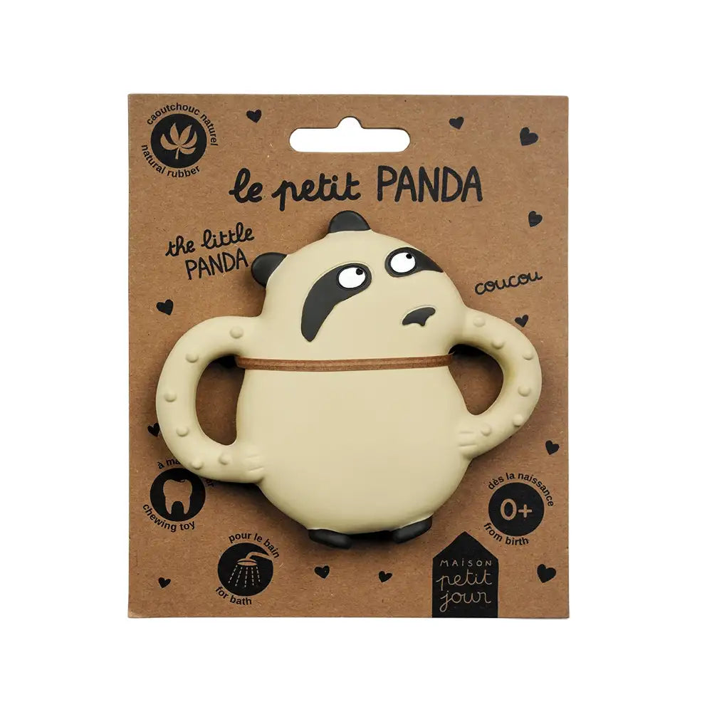 Petit Jour Paris Natural Rubber Teether - Panda