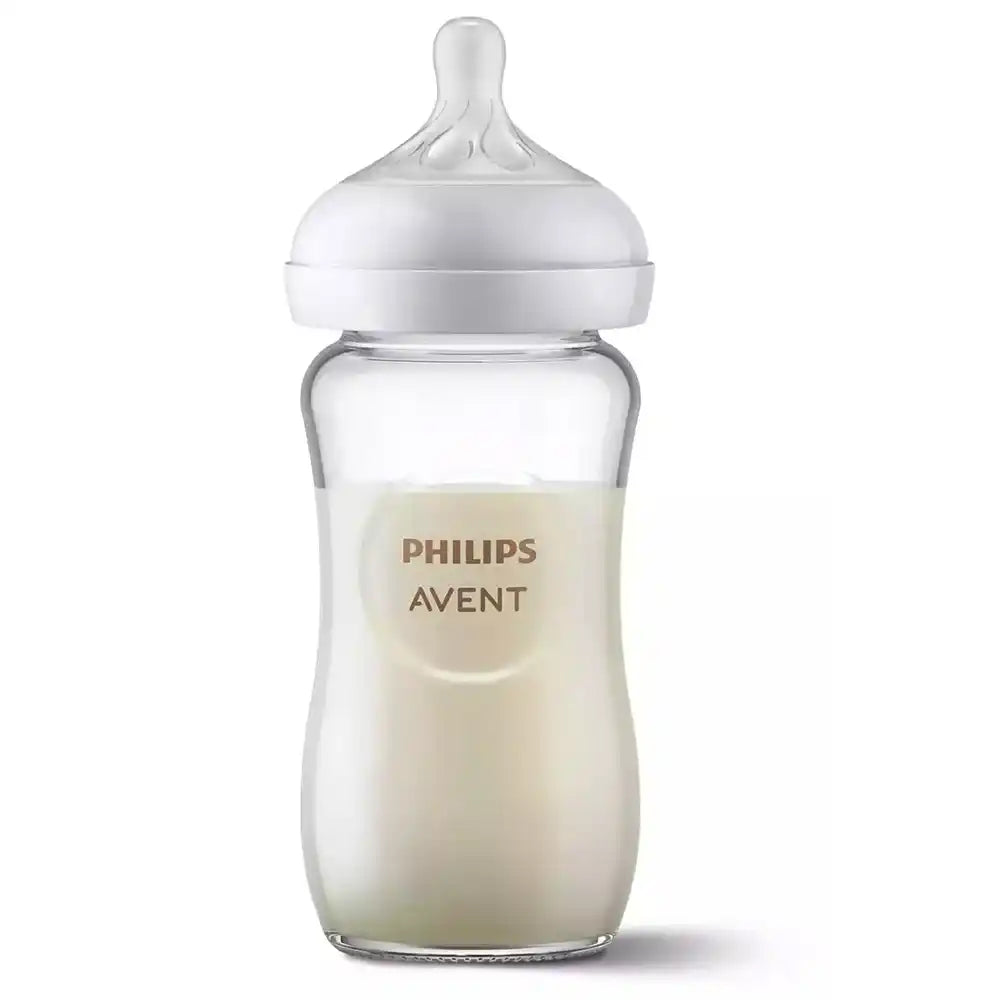 Philips Avent 8oz Glass Natural Bottle