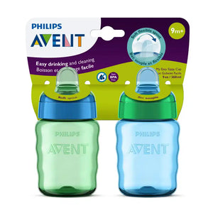 Philips Avent 9oz My Easy Sippy Cup 2pk - Blue/Green