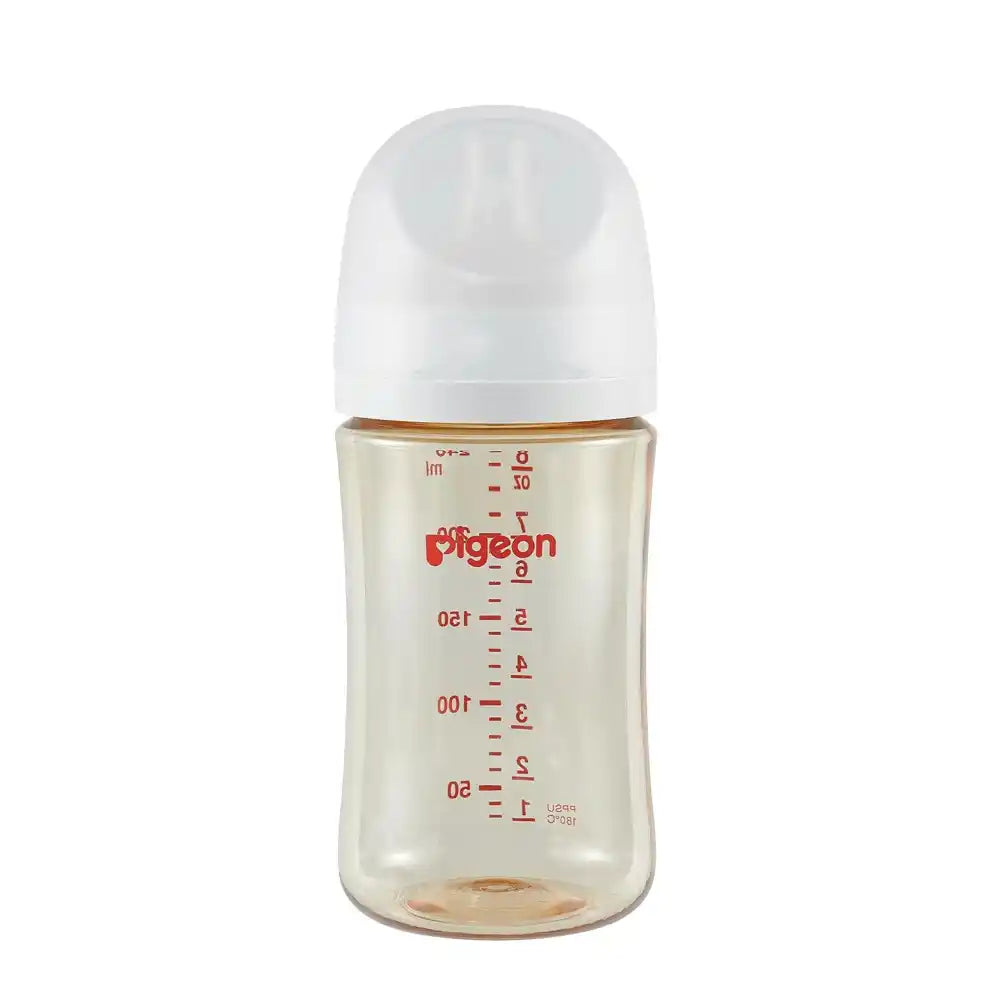 Pigeon PPSU Bottle 8oz (1-Pack) with M Nipple 3M+