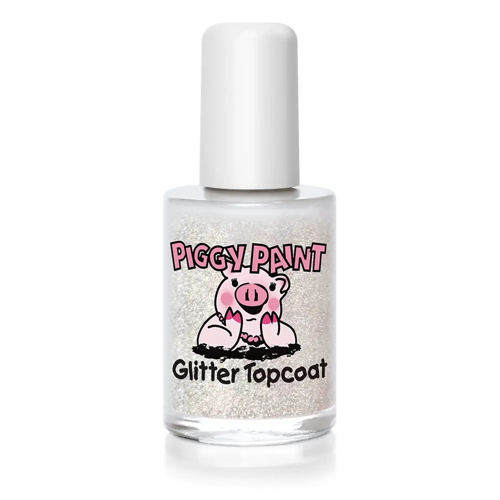 Piggy Paint Nail Polish - Glitter Topcoat 15ml