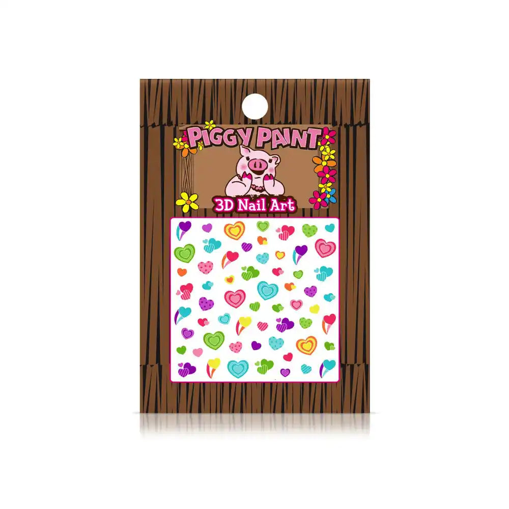 Piggy Paint Nail Art - 3-D Heart