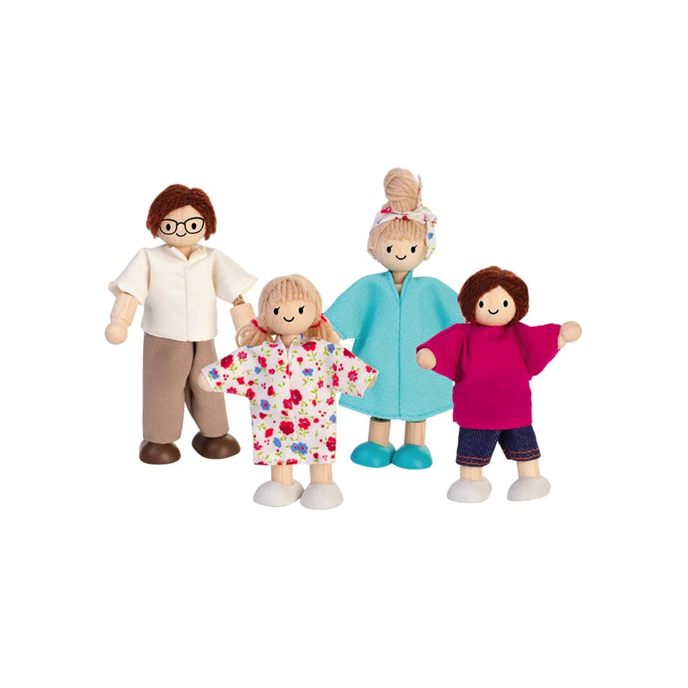 Plan Toys Doll Family - Light Skin Tone Brown Hair