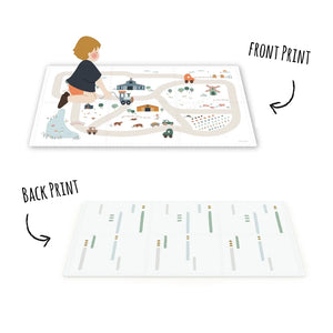 Play&Go Tiloo EEVAA Puzzlemat, Storage Box & Mini House - Farm