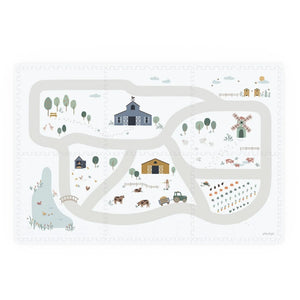 Play&Go Tiloo EEVAA Puzzlemat, Storage Box & Mini House - Farm