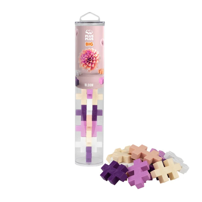 Plus Plus Big 15pc Tube - Bloom