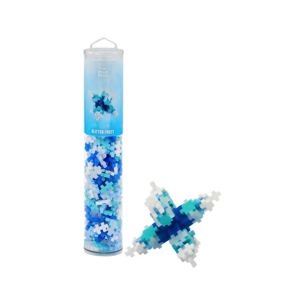 Plus Plus 240pc Tube - Glitter Frost