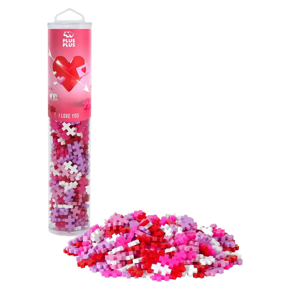 Plus Plus 240pc Tube - I Love You