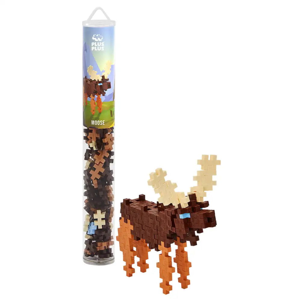 Plus Plus 70pc Tube - Moose