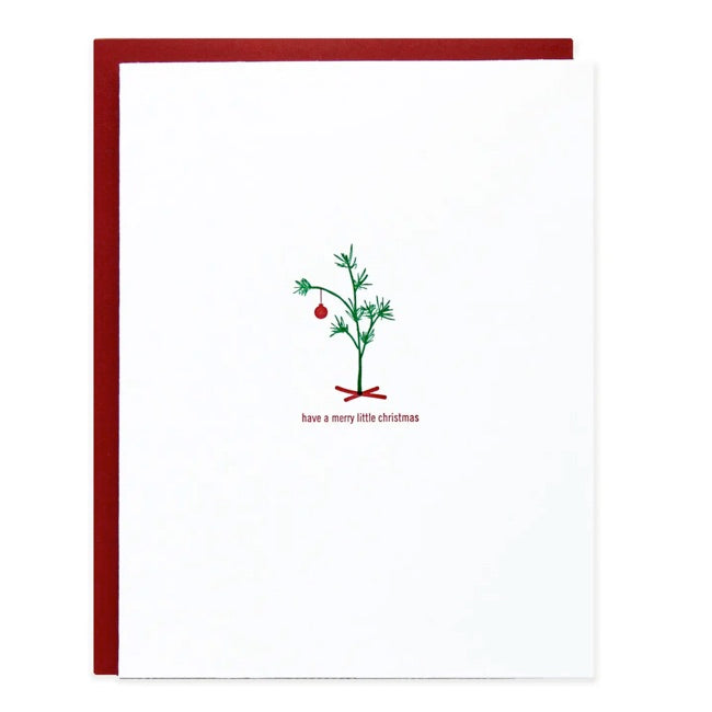 Ramona & Ruth Merry Little Christmas Tree Greeting Card