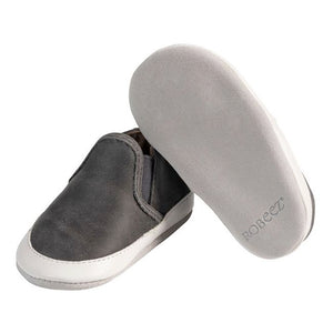 Robeez Soft Soles Liam Charcoal