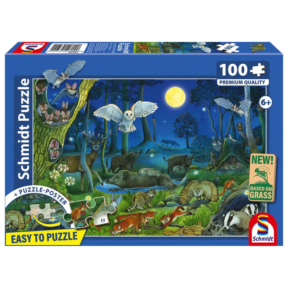 Schmidt Puzzle Animals by Night