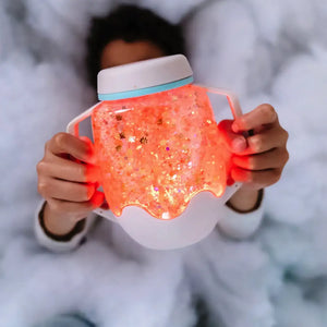 Glo Pals Sensory Play Jar - Grey