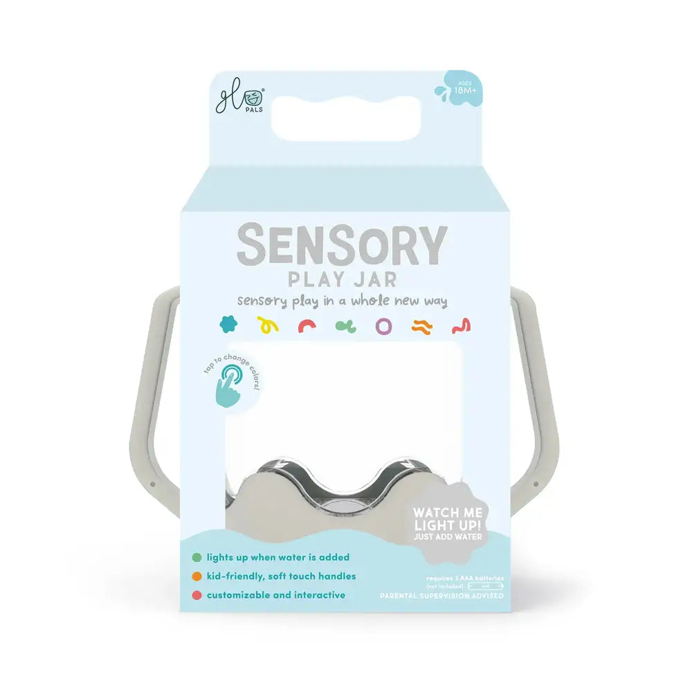 Glo Pals Sensory Play Jar - Grey