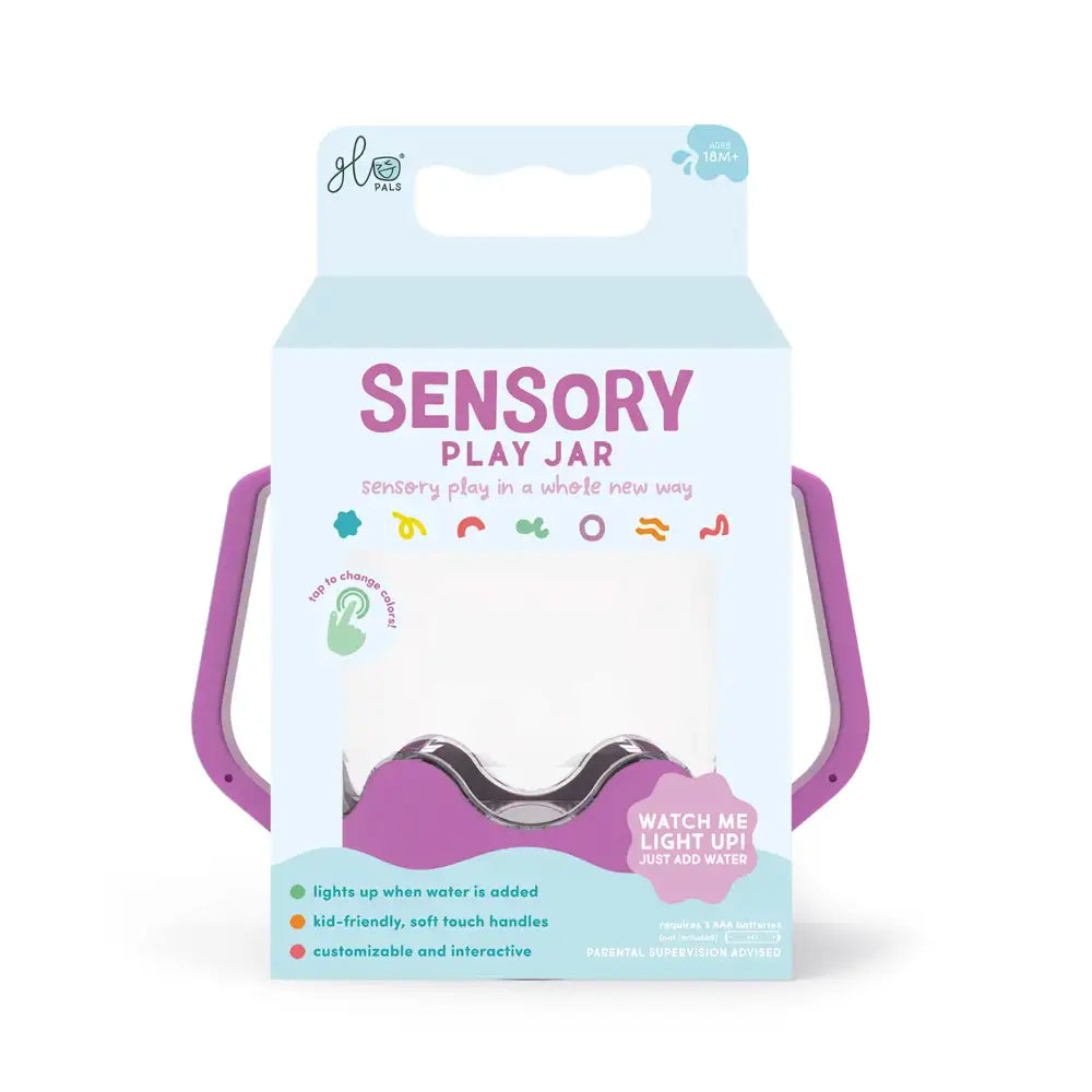Glo Pals Sensory Play Jar - Purple