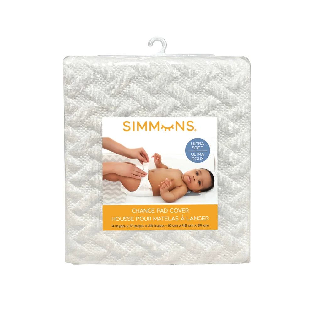 Simmons Change Pad Cover Ivory
