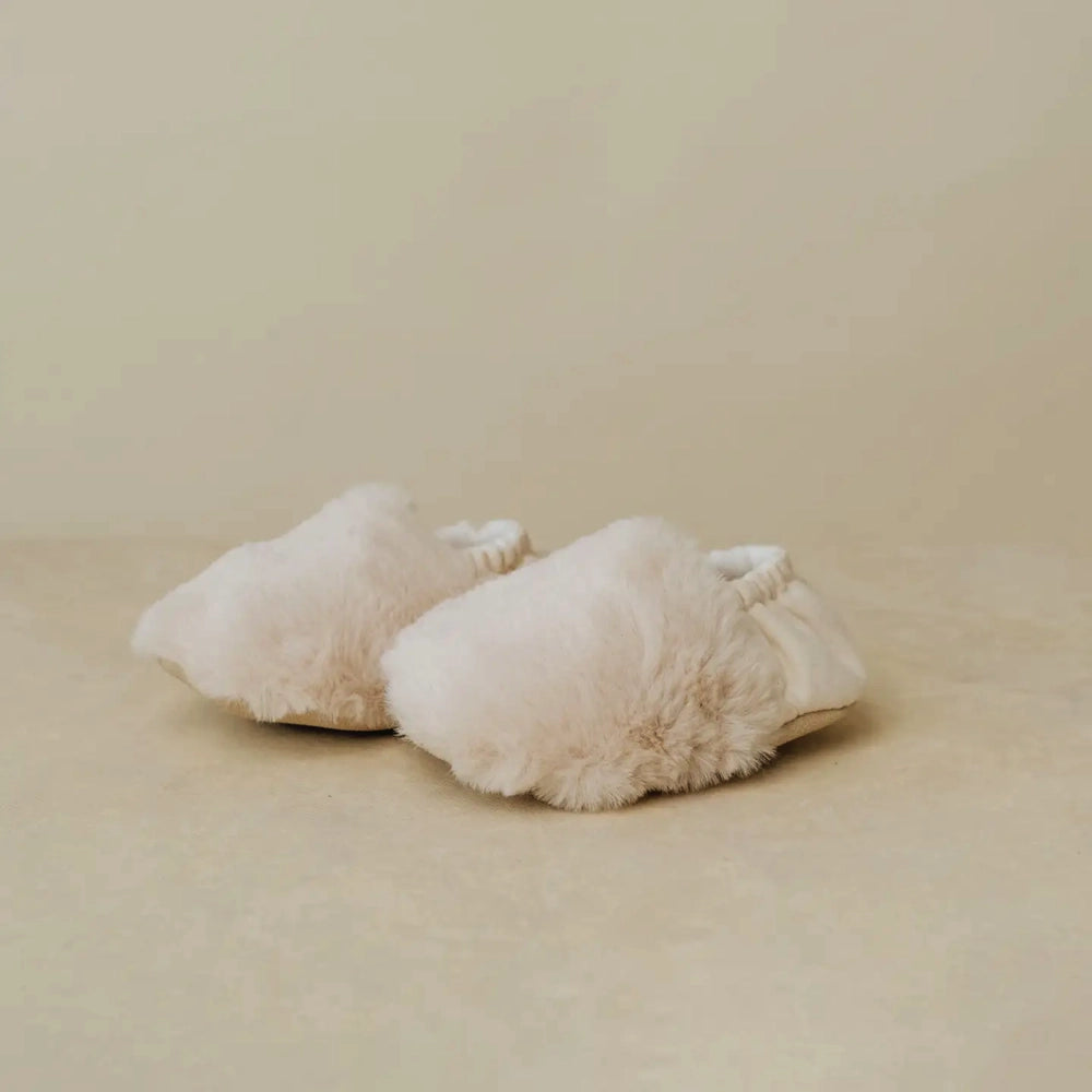 SoftSoul Footwear INC Bunny Faux Fur Feet - Beige