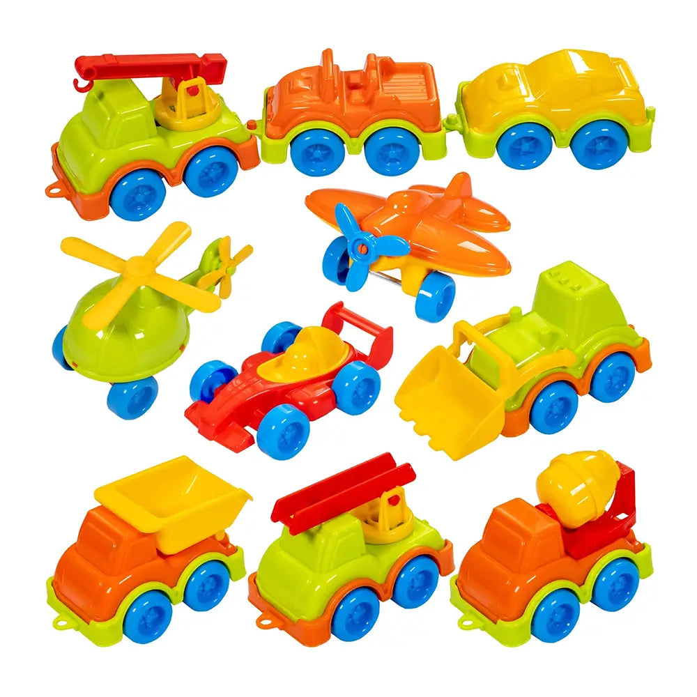 Technok 10 Piece Little Vehicles Set