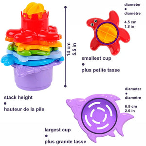 Technok Utoyz 12 Piece Bath Toys Play Set
