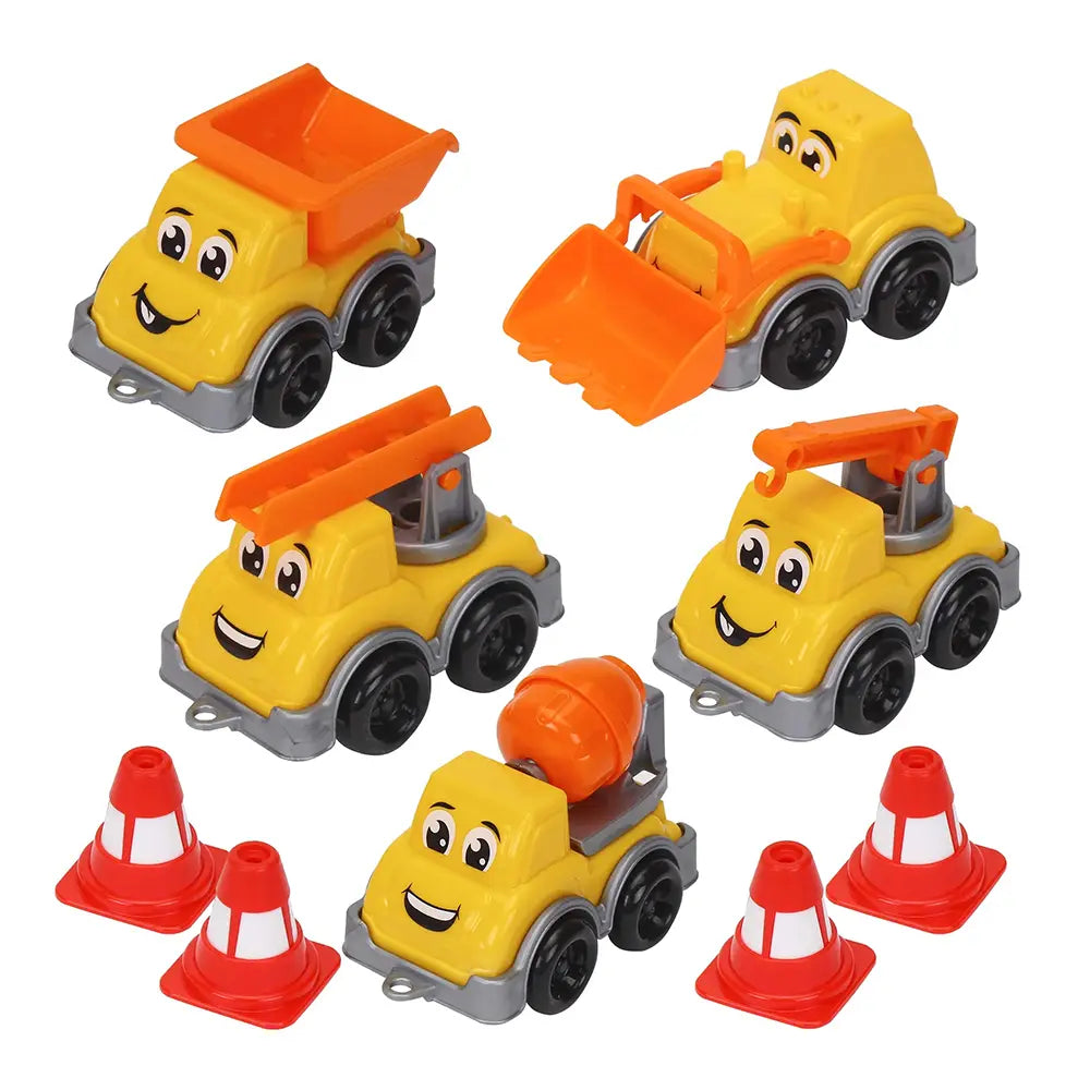 Technok 5 Truck Construction Vehicle Set
