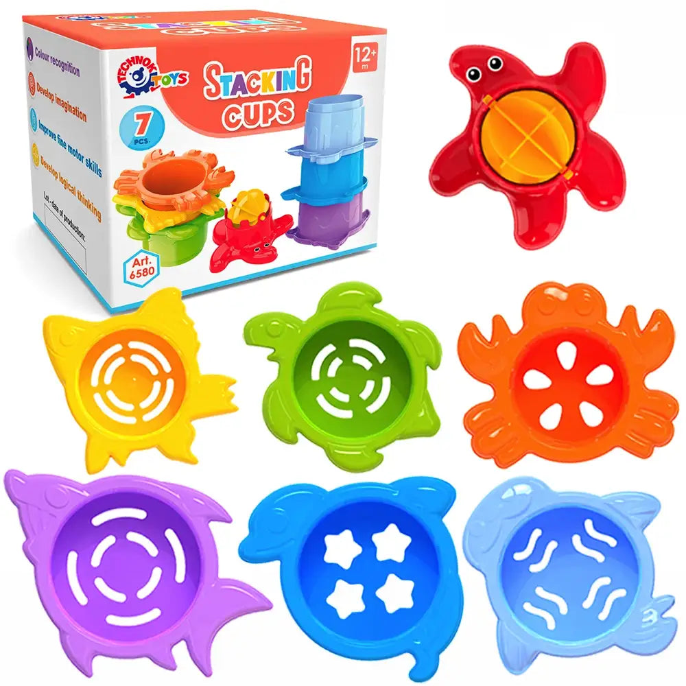 Technok Stacking Blocks 7 piece