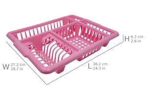 Technok 33 Piece Kitchenware Dish Drainer Playset - Pink