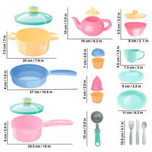 Technok Utoyz 49 piece Kitchenware Play Set