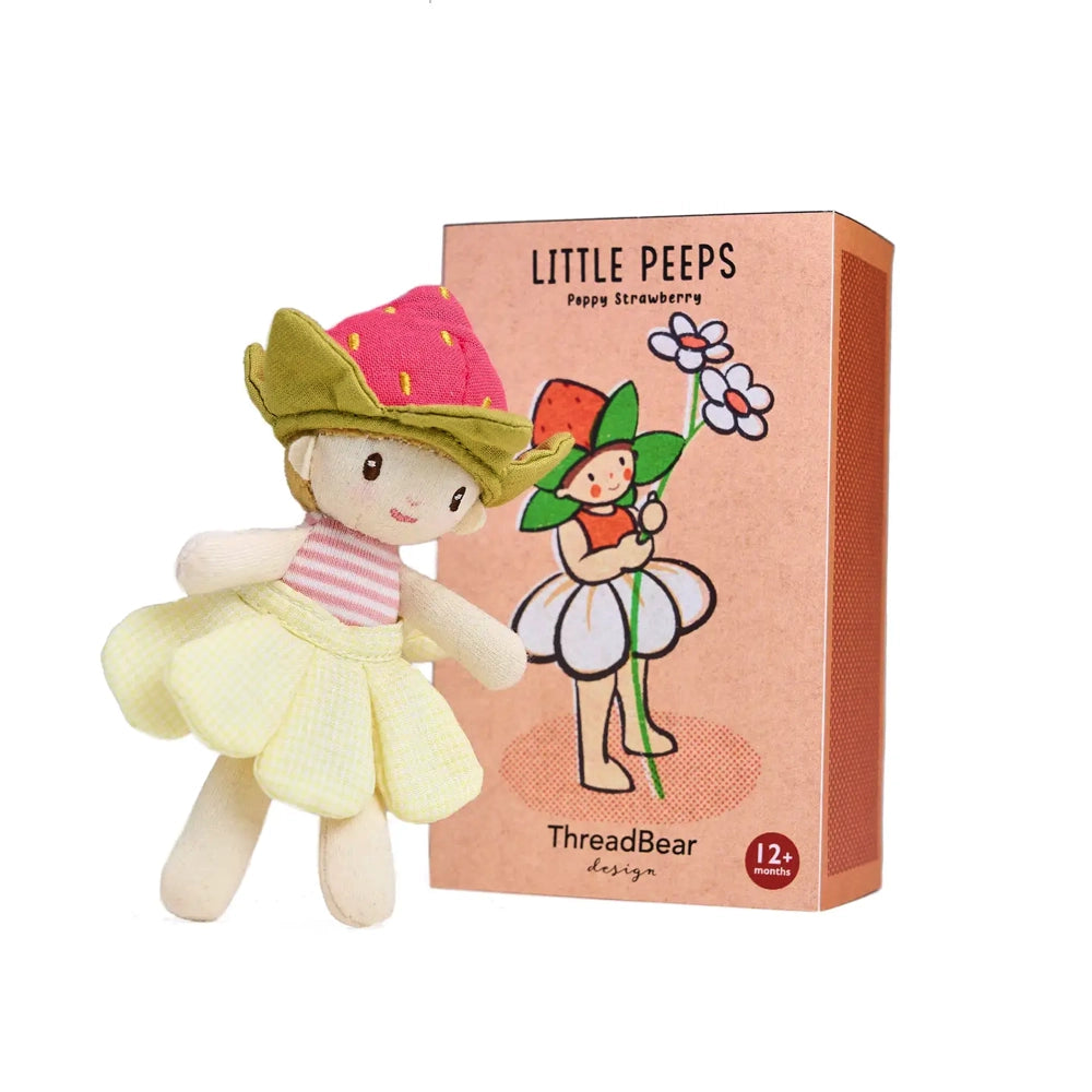 Threadbear Design Little Peeps Poppy Strawberry
