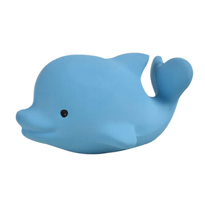 Tikiri Ocean Buddies Natural Rubber Rattle - Dolphin